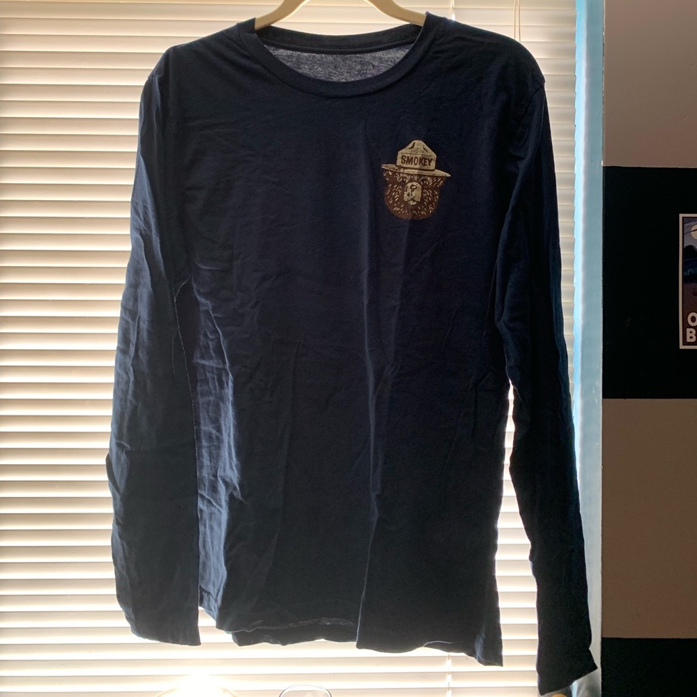 Smokey the Bear long sleeve tee